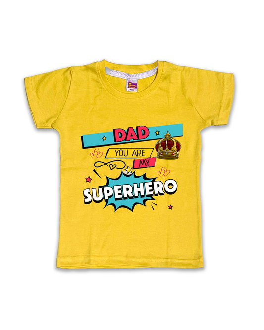 Printed Half Sleeve Tees for Kids – Unisex, Soft & Comfortable FTS015