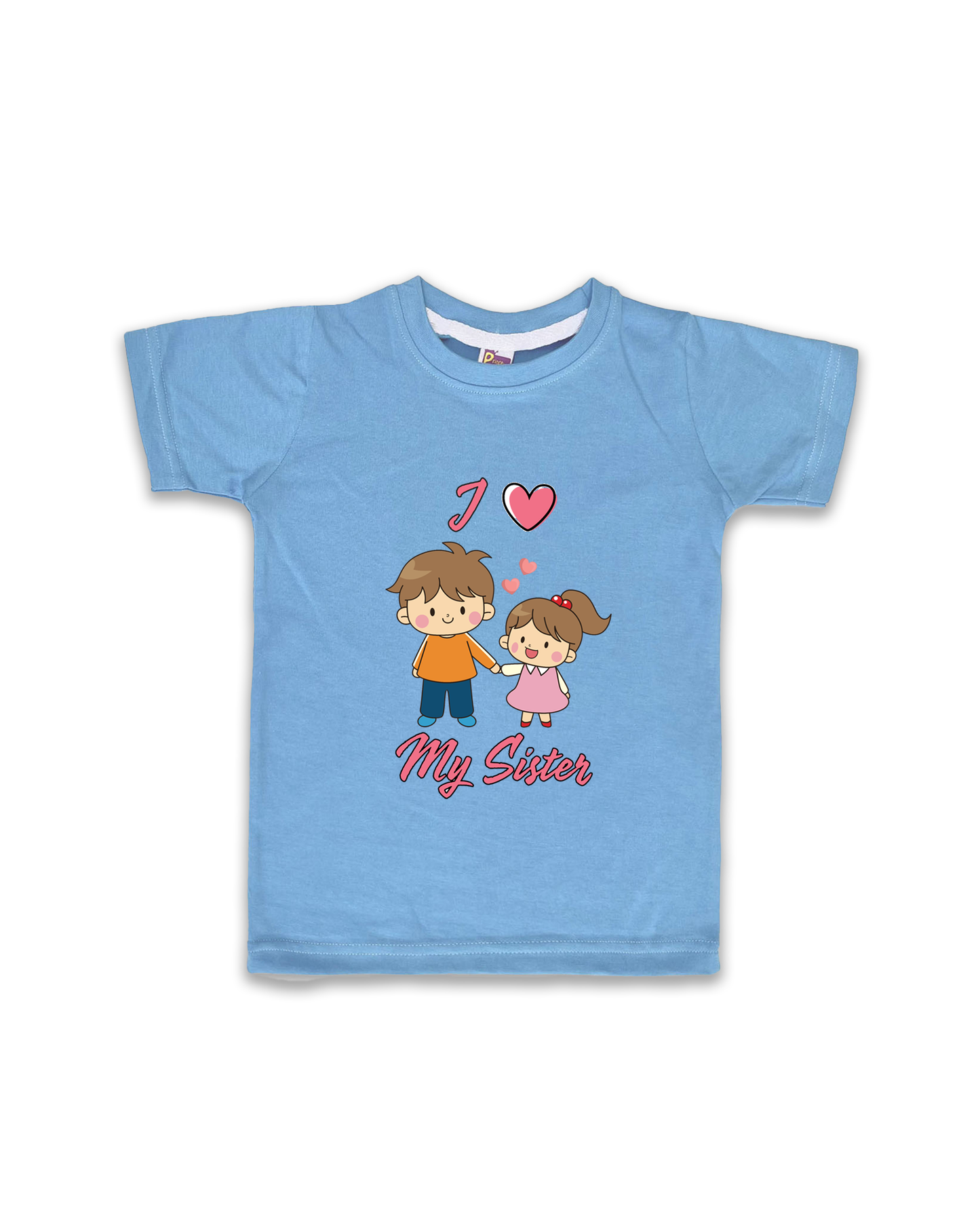 Printed Half Sleeve Tees for Kids – Unisex, Soft & Comfortable FTS03