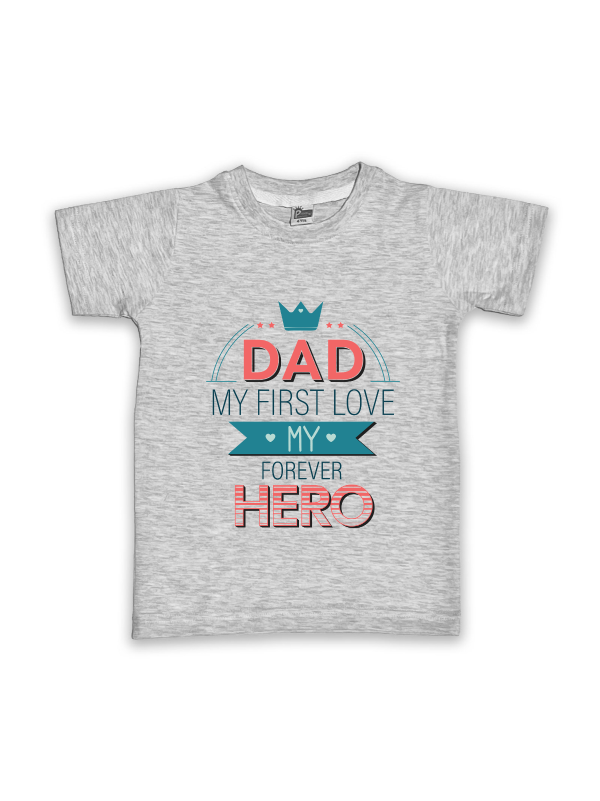 Printed Half Sleeve Tees for Kids – Unisex, Soft & Comfortable FTS026