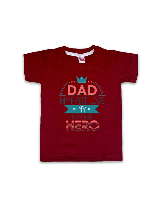 Printed Half Sleeve Tees for Kids – Unisex, Soft & Comfortable FTS029