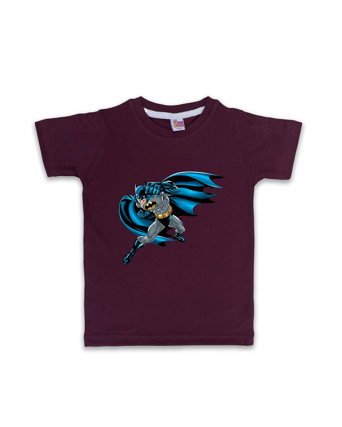 Boys T-Shirts Half Sleeve (Wine) FTS034