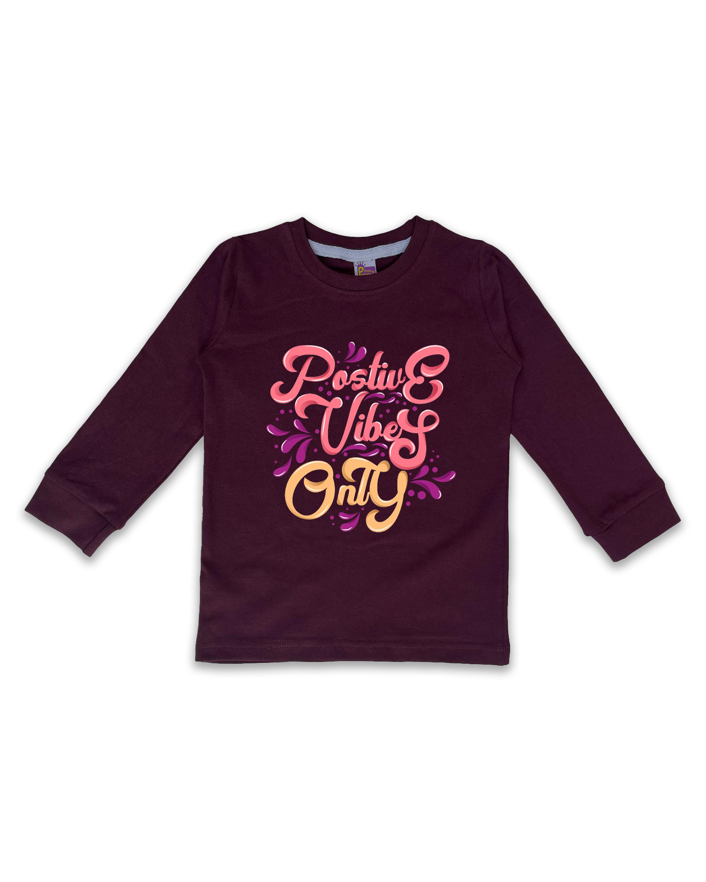 Kids’ Printed Full Sleeve Tees – Wine Tees for Grils FTS0158