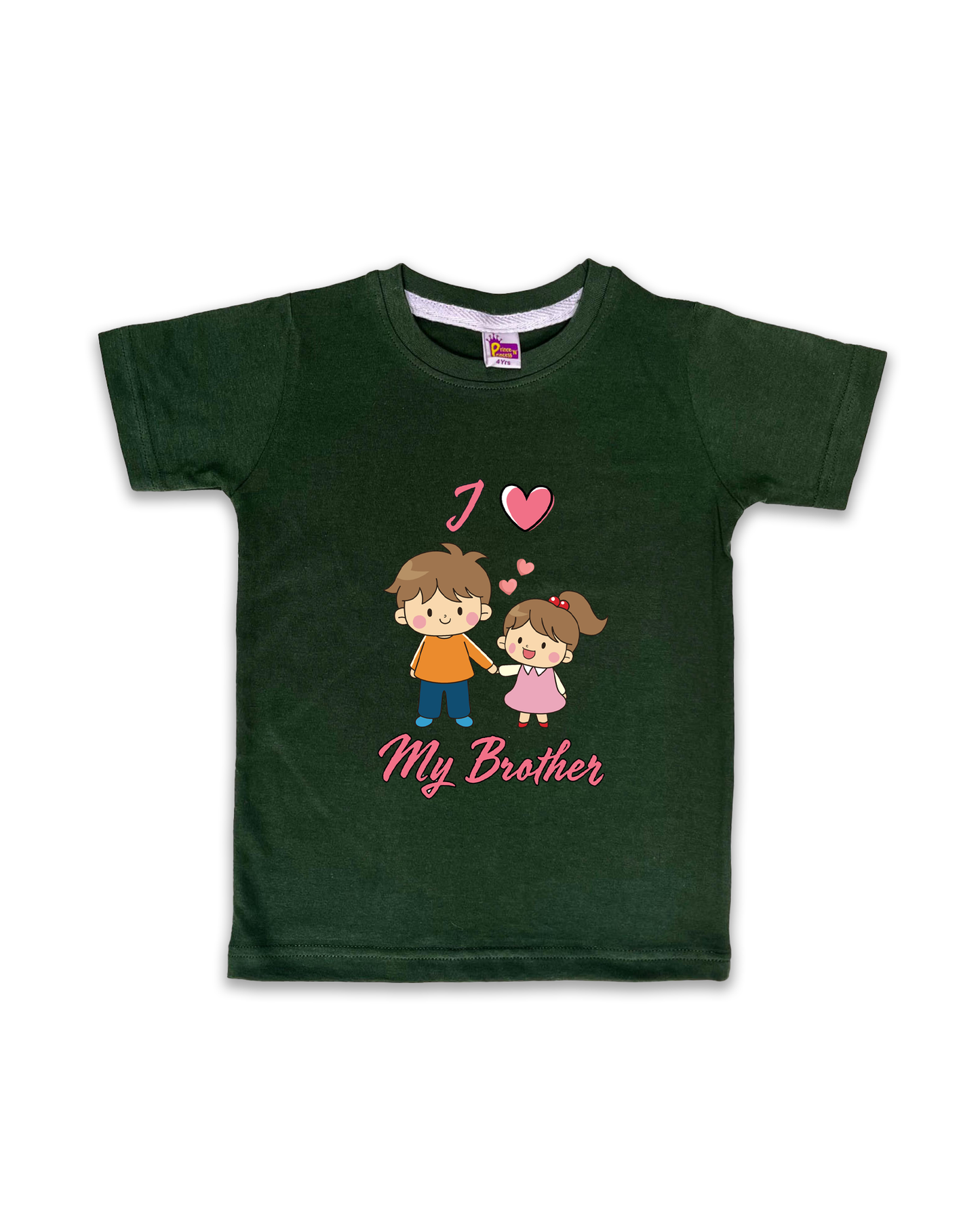 Printed Half Sleeve Tees for Kids – Unisex, Soft & Comfortable FTS043