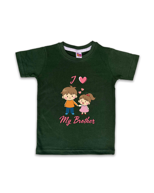 Printed Half Sleeve Tees for Kids – Unisex, Soft & Comfortable FTS043
