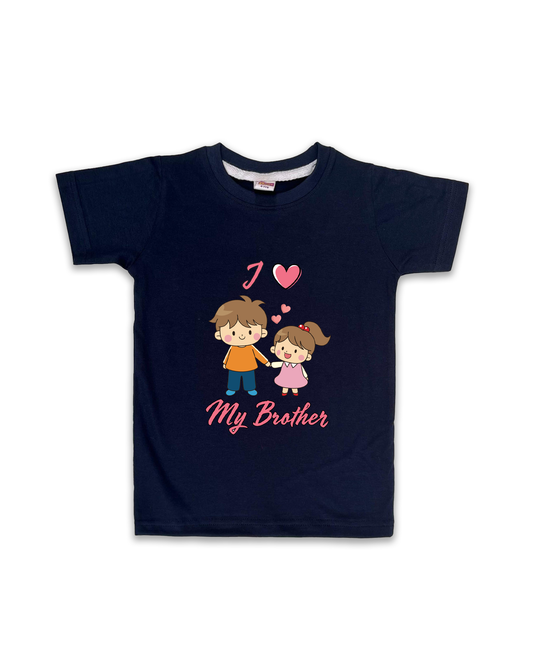 Printed Half Sleeve Tees for Kids – Unisex, Soft & Comfortable FTS045
