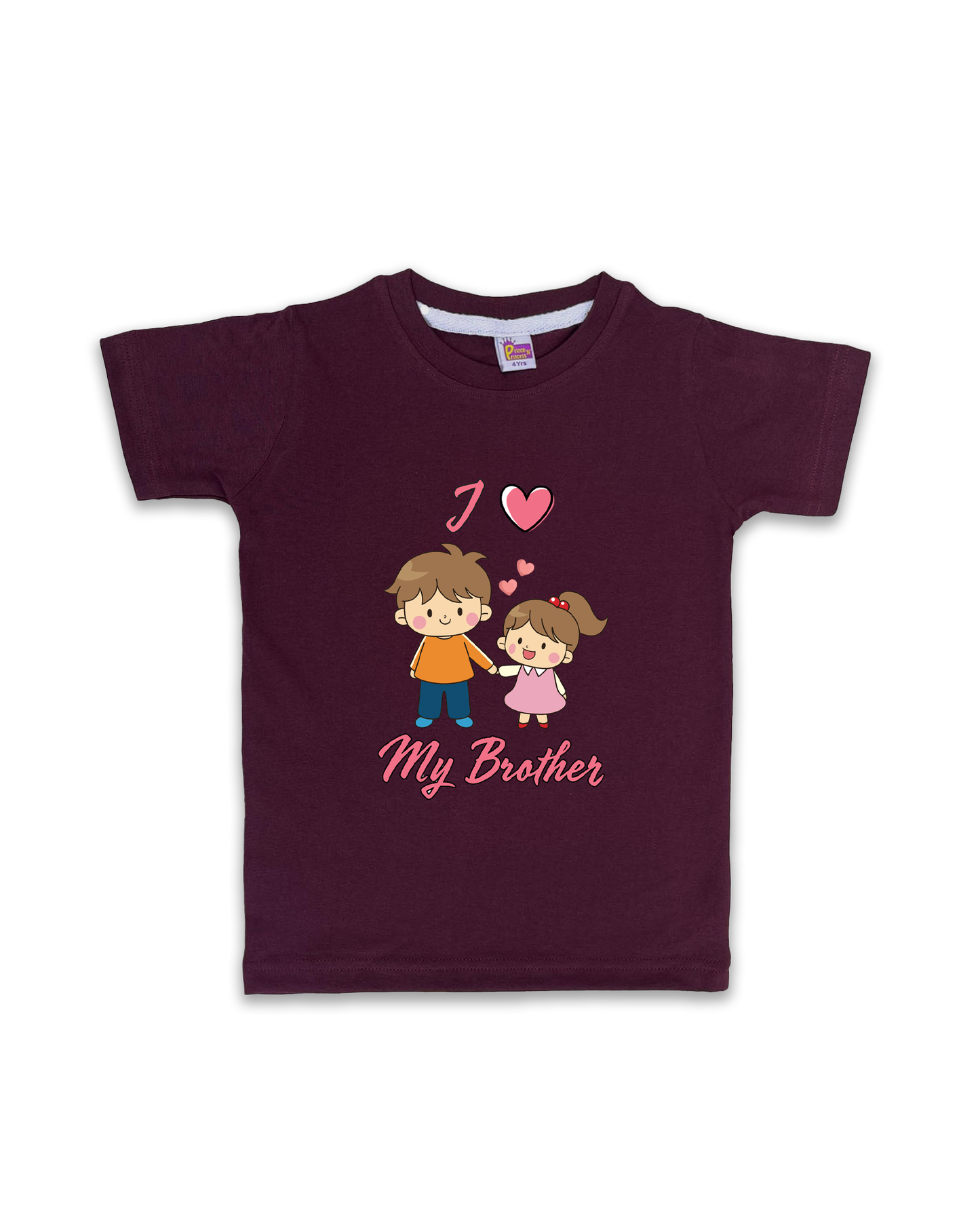 Printed Half Sleeve Tees for Kids – Unisex, Soft & Comfortable FTS046