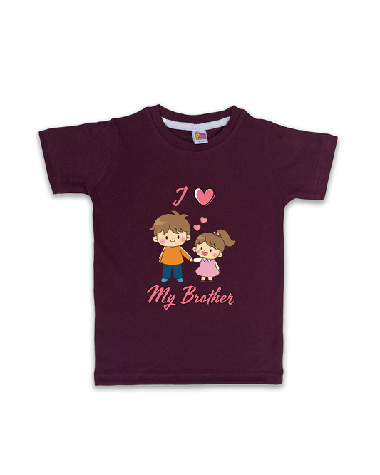Printed Half Sleeve Tees for Kids – Unisex, Soft & Comfortable FTS046