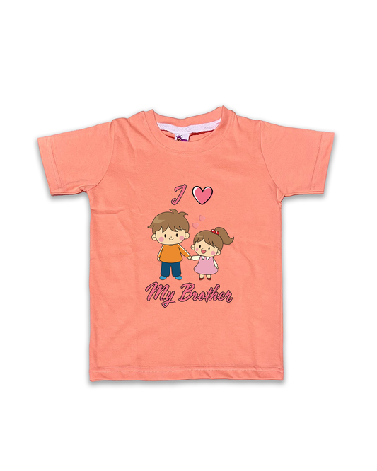 Printed Half Sleeve Tees for Kids – Unisex, Soft & Comfortable FTS044