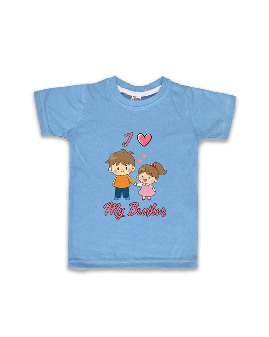 Printed Half Sleeve Tees for Kids – Unisex, Soft & Comfortable FTS041