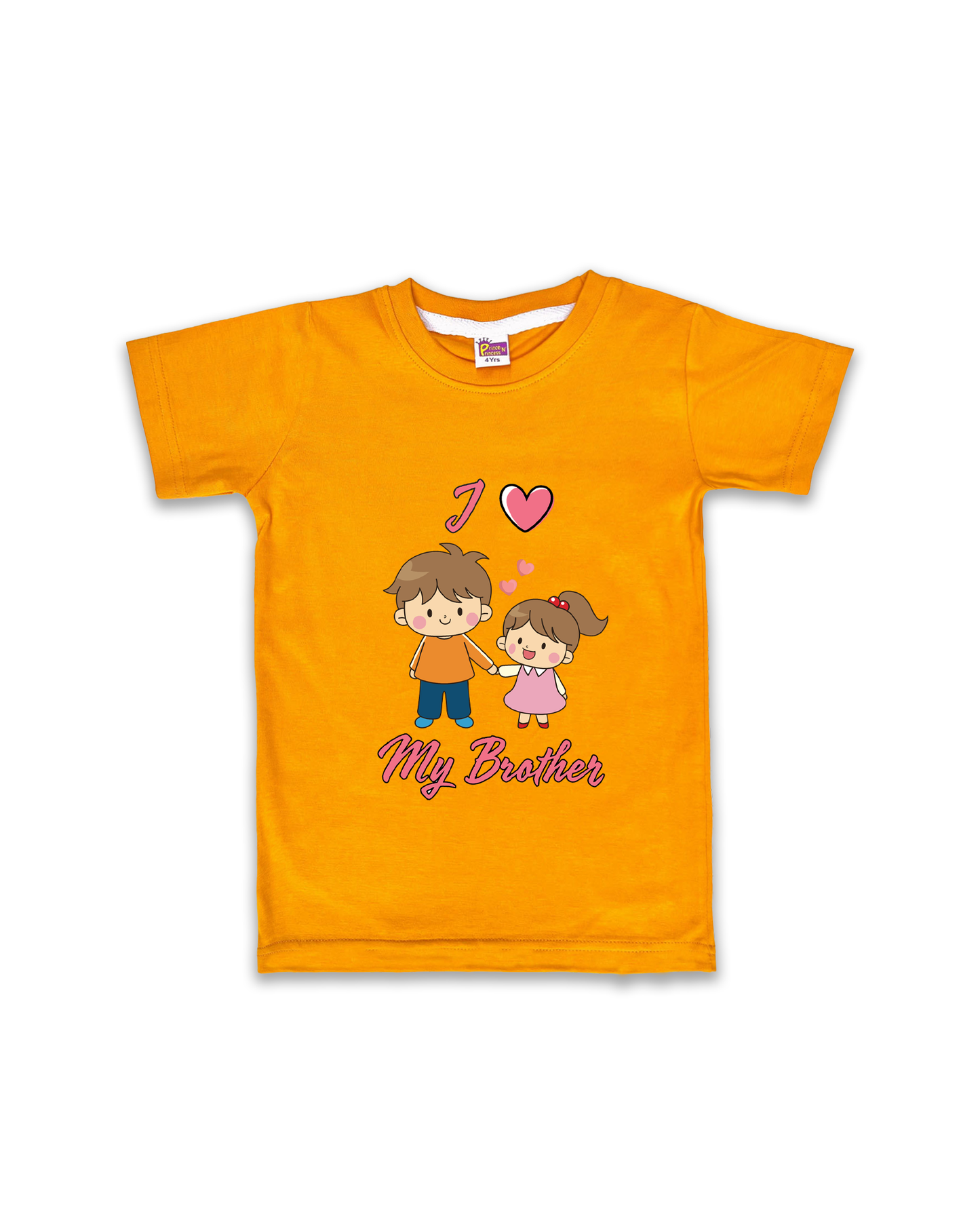 Printed Half Sleeve Tees for Kids – Unisex, Soft & Comfortable FTS040