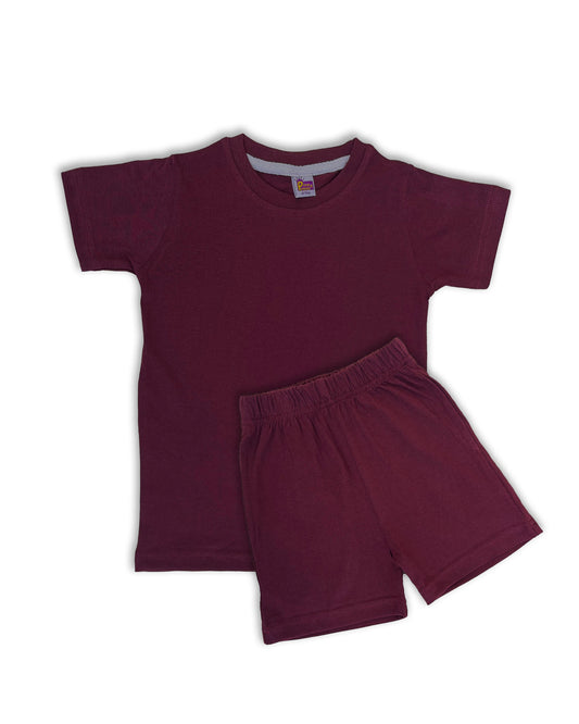 Plain Co-ord Set Pack of 3(Wine,Dark Grey & Peach) CDC03