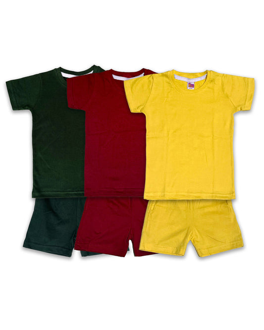 Co-ord Set Combo for Unisex – Comfortable & Stylish Tees and Shorts Sets CDC01