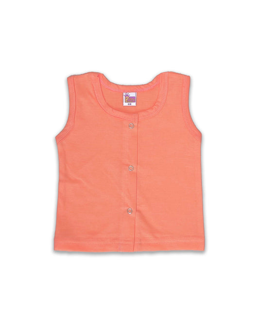 Plain Sleeveless Jabla (Peach) SLJ04