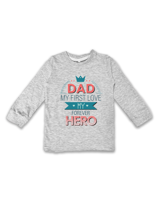 Printed Full Sleeve Tees for Kids – Unisex, Soft & Comfortable FTS0109