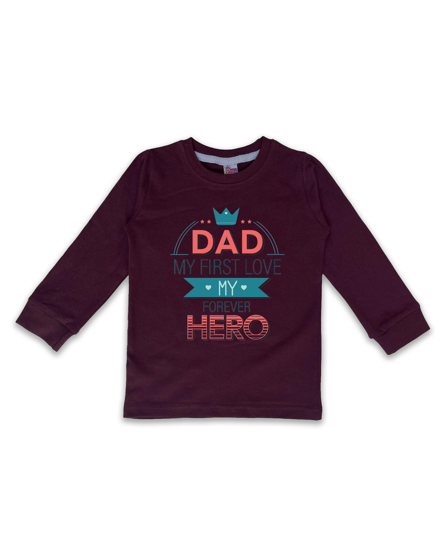 Printed Full Sleeve Tees for Kids – Unisex, Soft & Comfortable FTS0115