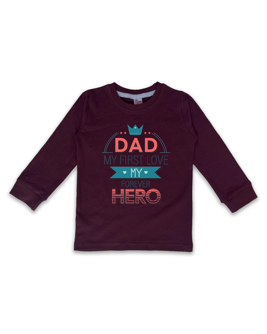 Printed Full Sleeve Tees for Kids – Unisex, Soft & Comfortable FTS0115