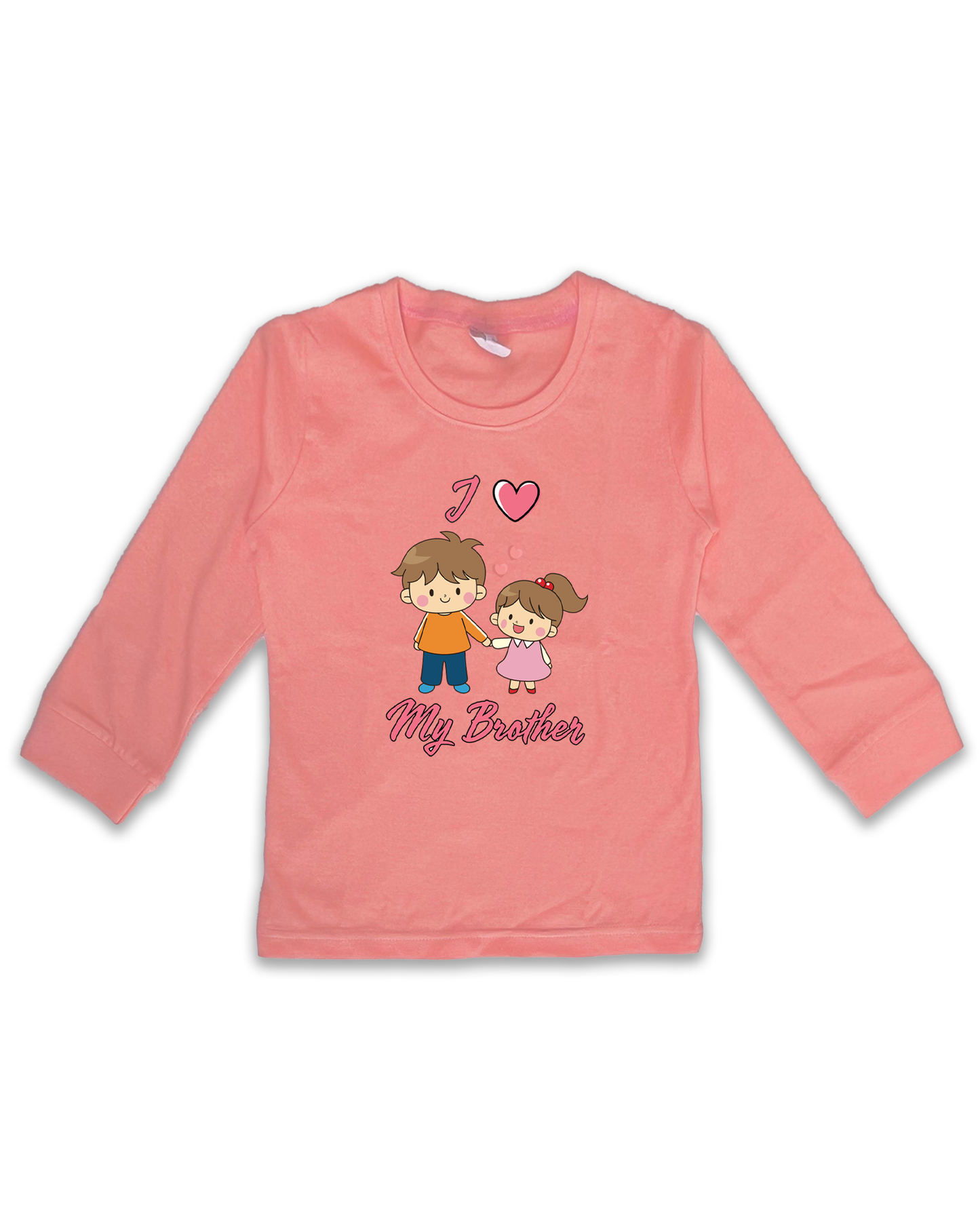 Printed Full Sleeve Tees for Kids – Unisex, Soft & Comfortable FTS0133