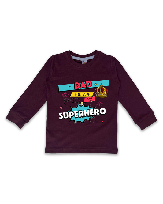 Printed Full Sleeve Tees for Kids – Unisex, Soft & Comfortable FTS0104