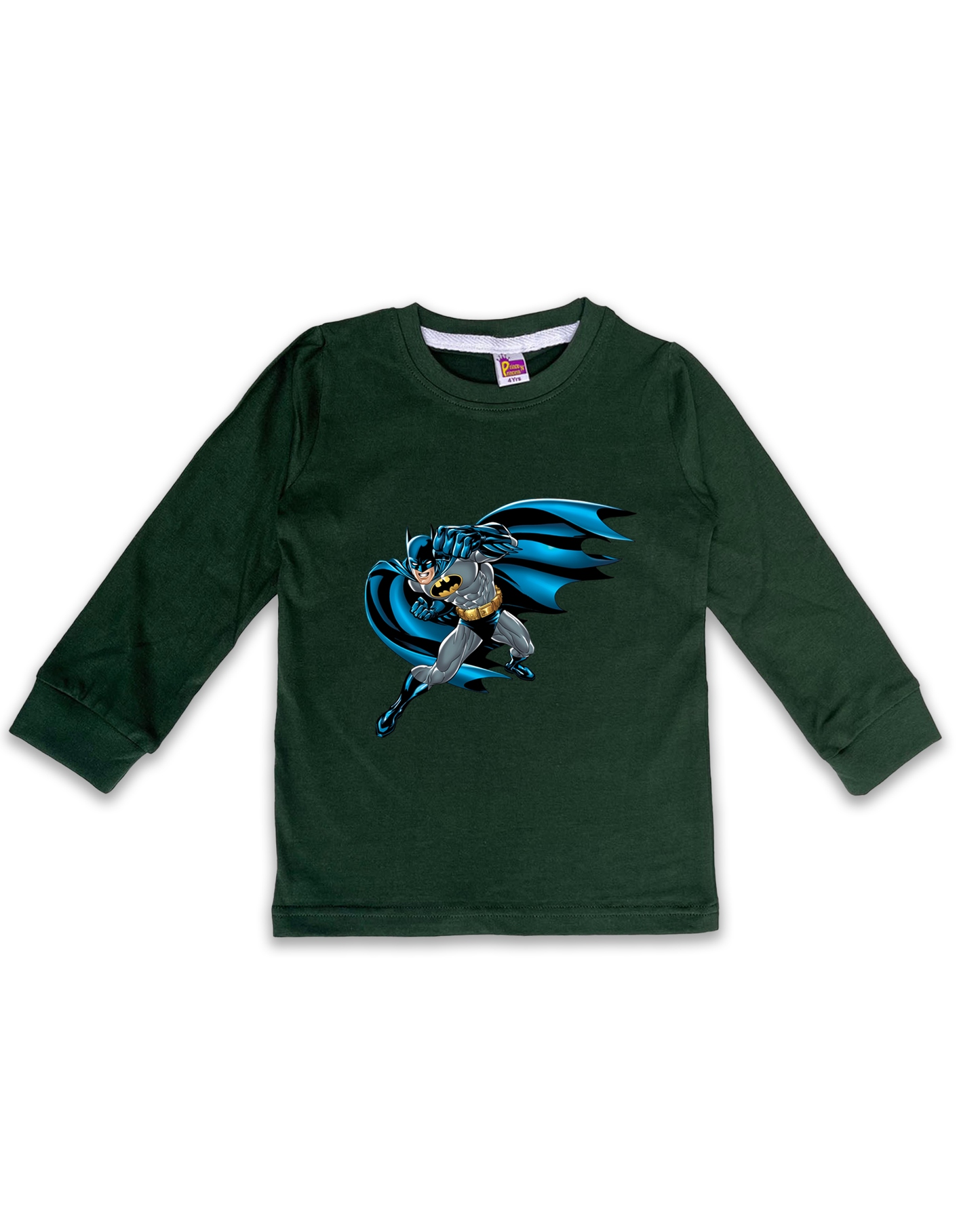 Boys Full Sleeve T-Shirts (Dark Green) FTS087