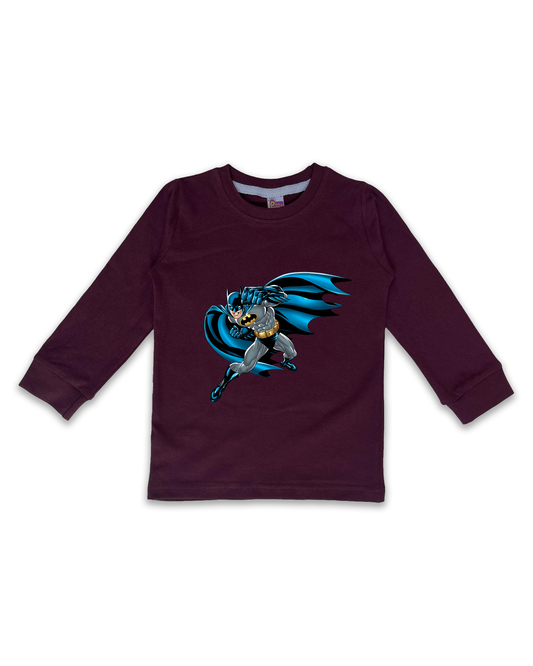 Boys Full Sleeve T-Shirts (Wine) FTS093