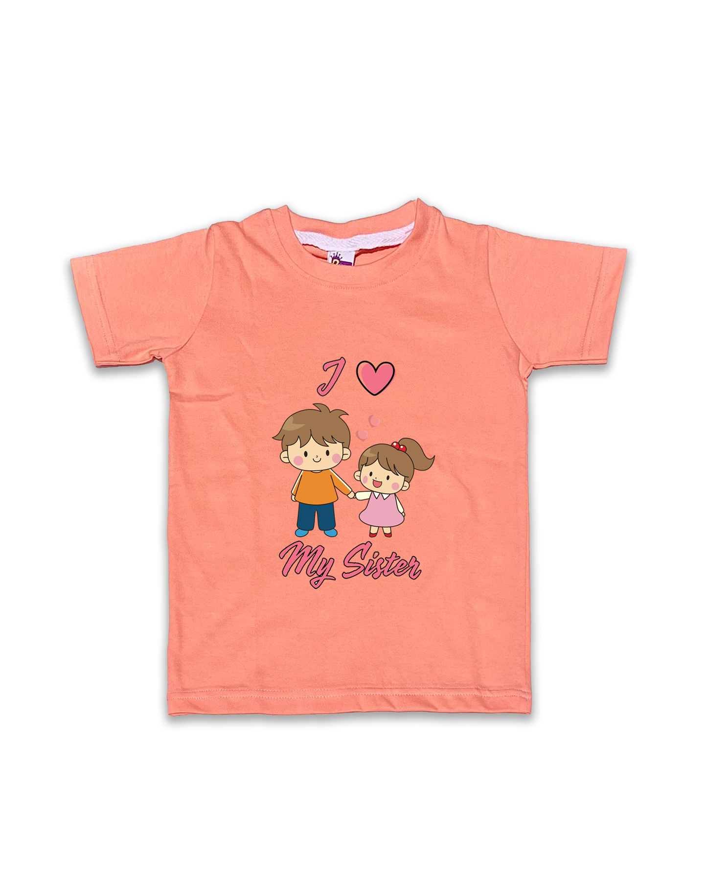 Printed Half Sleeve Tees for Kids – Unisex, Soft & Comfortable FTS02