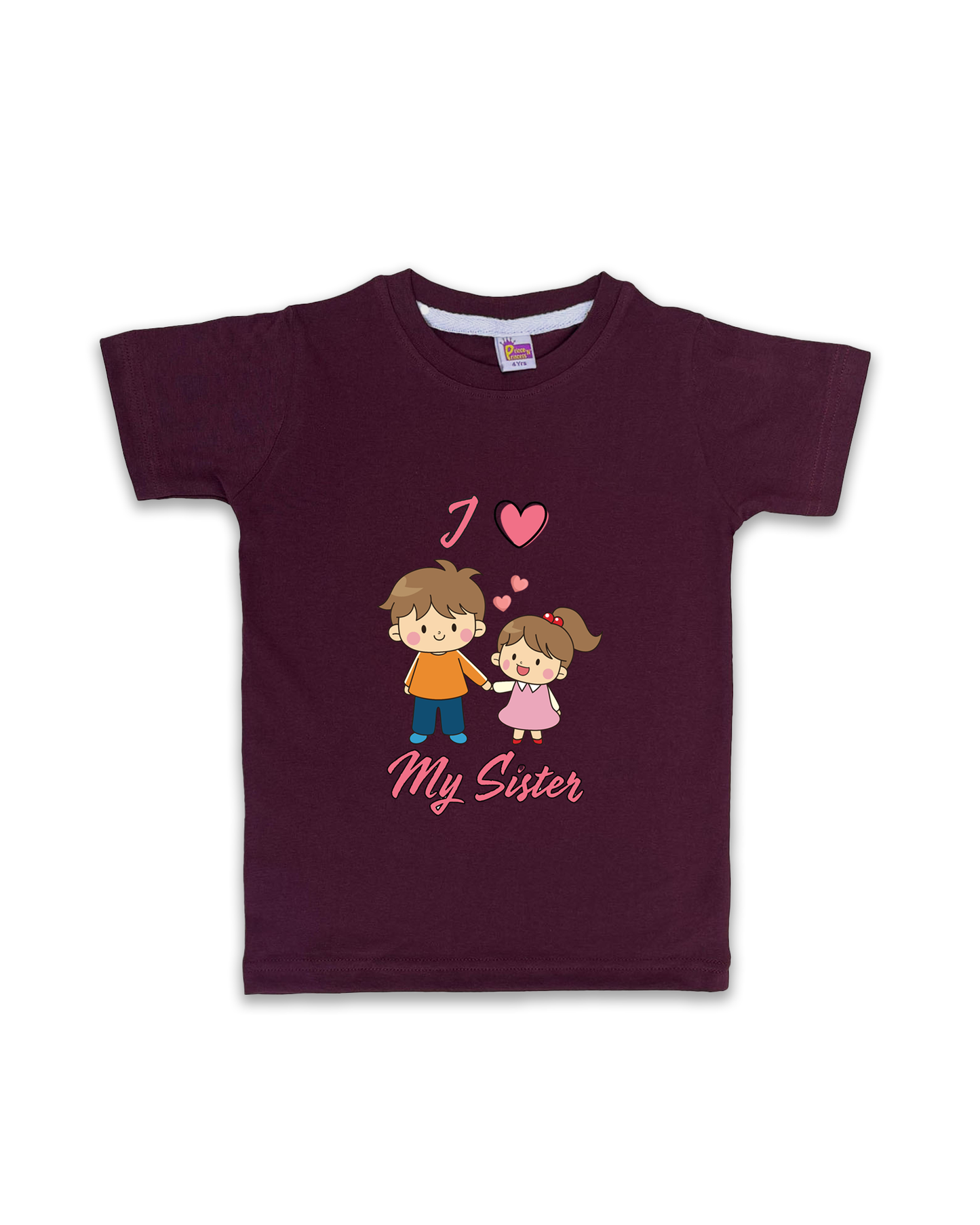 Printed Half Sleeve Tees for Kids – Unisex, Soft & Comfortable FTS05