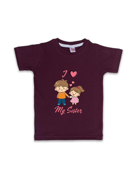 Printed Half Sleeve Tees for Kids – Unisex, Soft & Comfortable FTS05