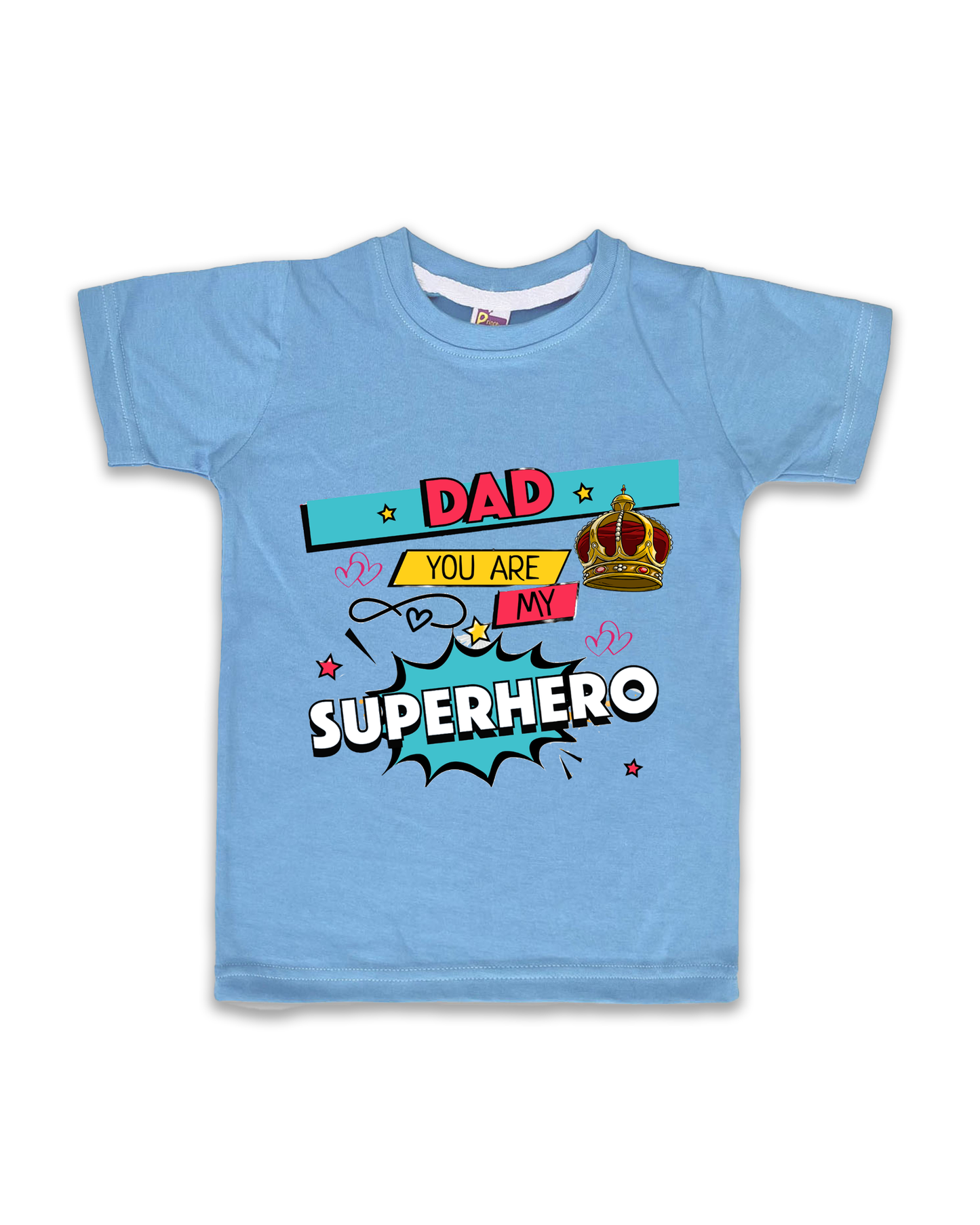 Printed Half Sleeve Tees for Kids – Unisex, Soft & Comfortable FTS017