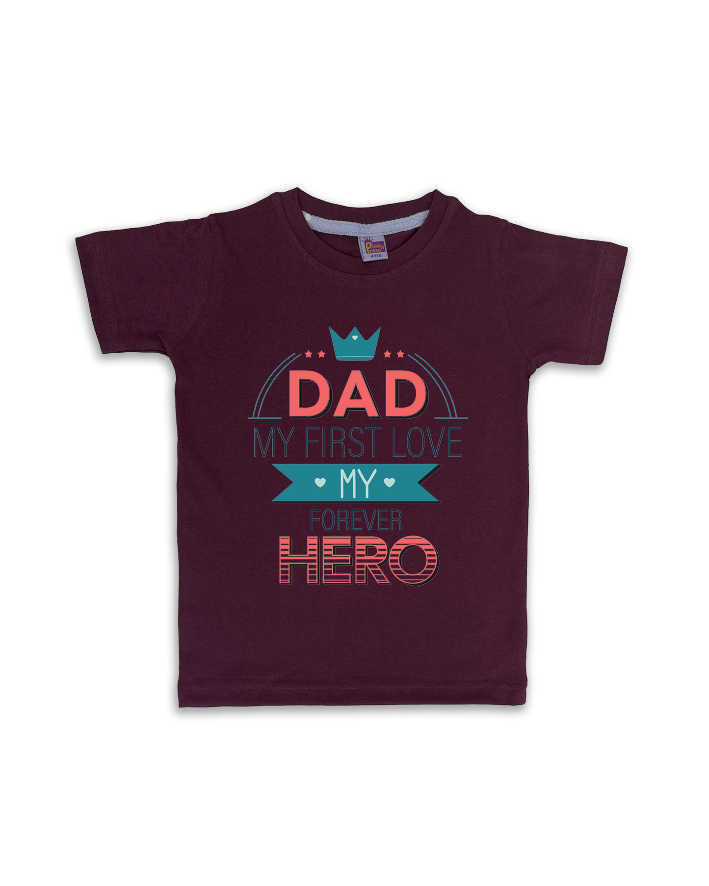 Printed Half Sleeve Tees for Kids – Unisex, Soft & Comfortable FTS024