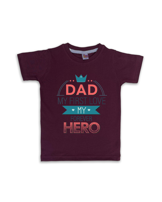 Printed Half Sleeve Tees for Kids – Unisex, Soft & Comfortable FTS024