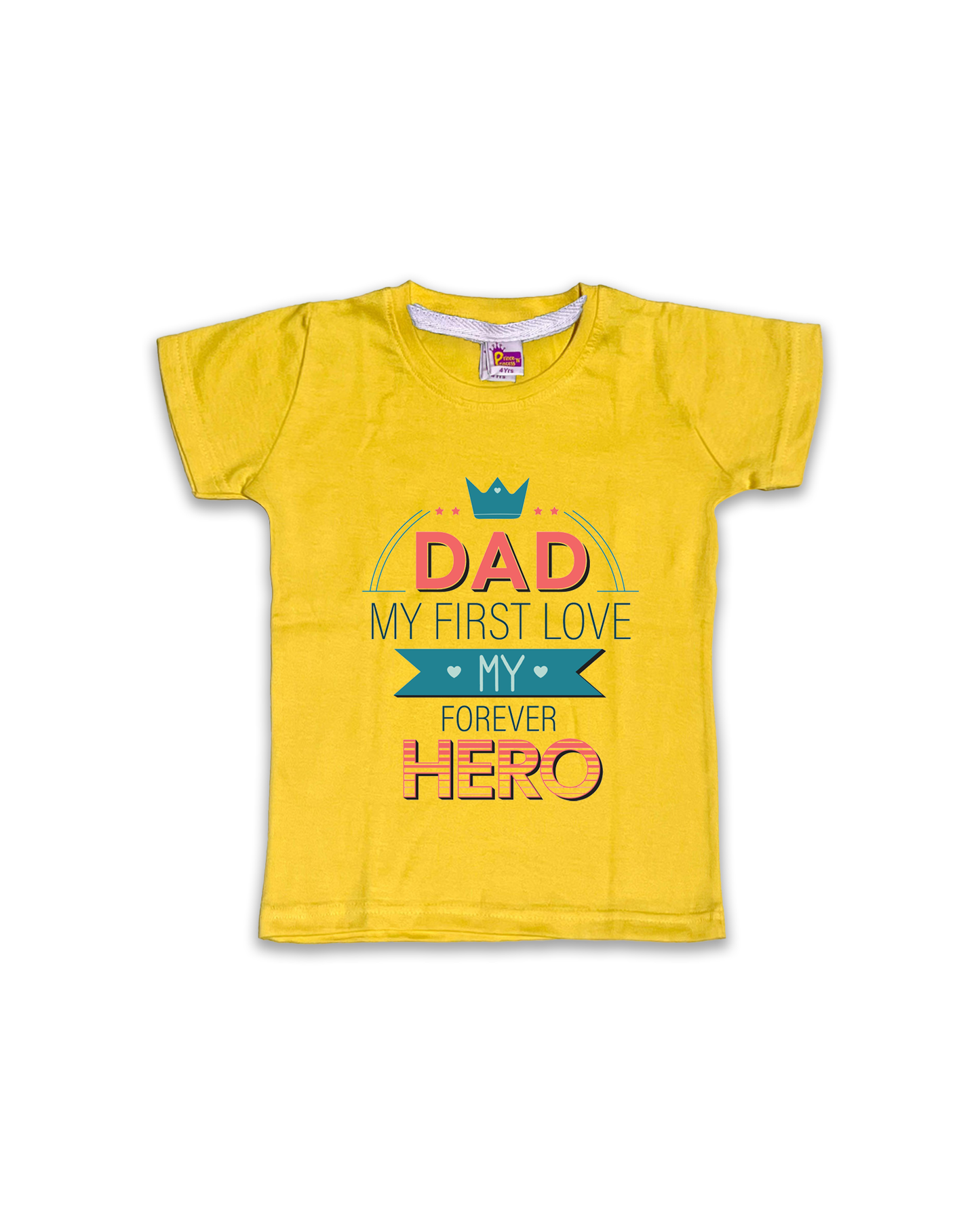 Printed Half Sleeve Tees for Kids – Unisex, Soft & Comfortable FTS025