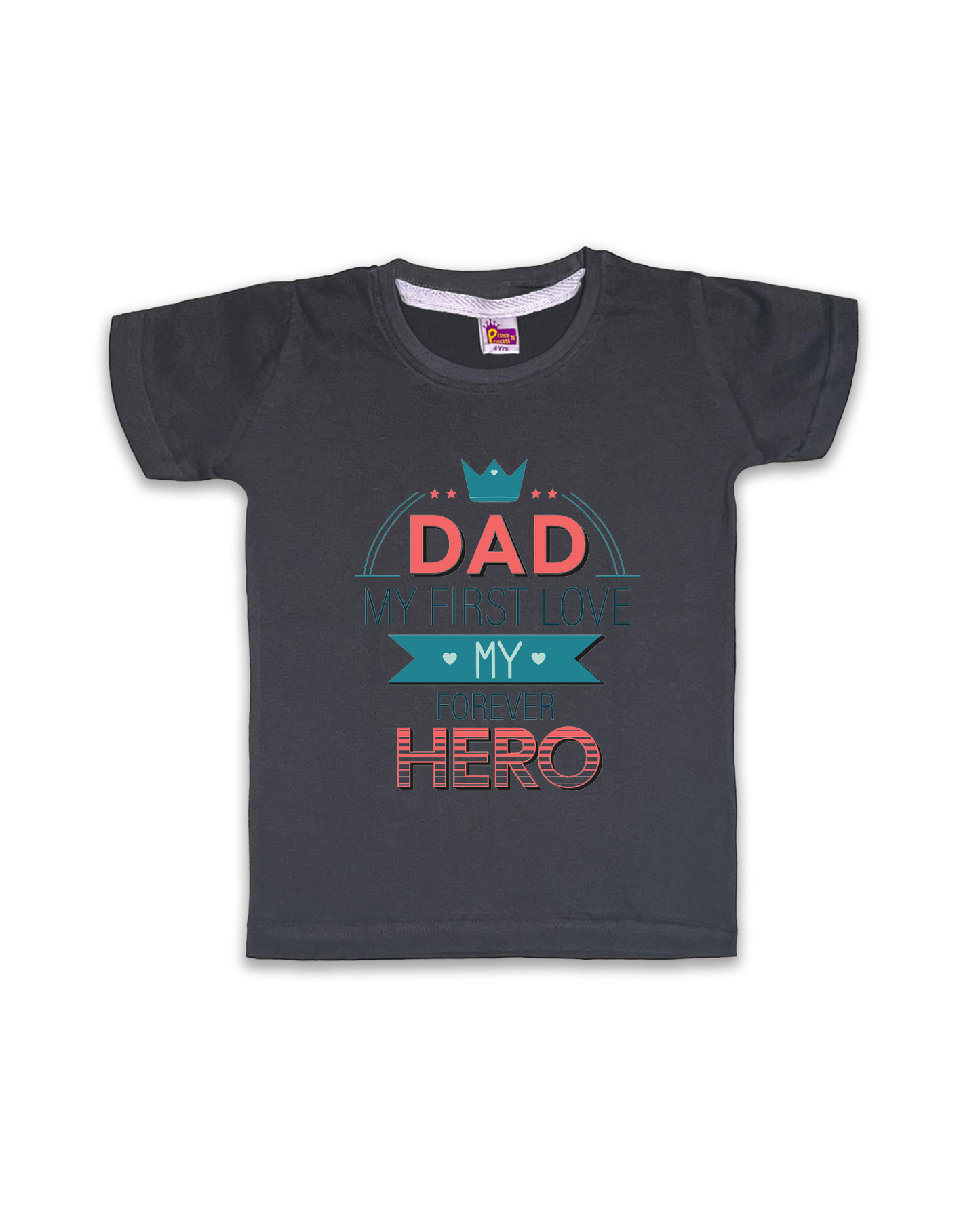 Printed Half Sleeve Tees for Kids – Unisex, Soft & Comfortable FTS028