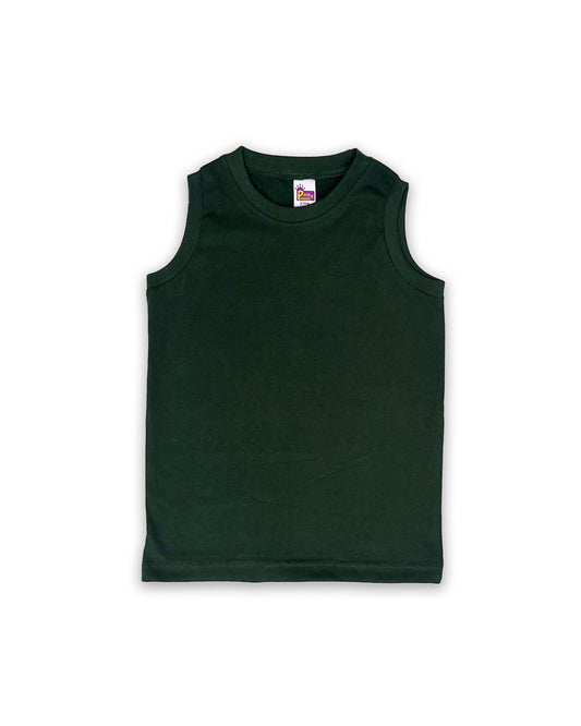 Kids Dark Green Vest – Comfortable, Soft & Stylish SLT04