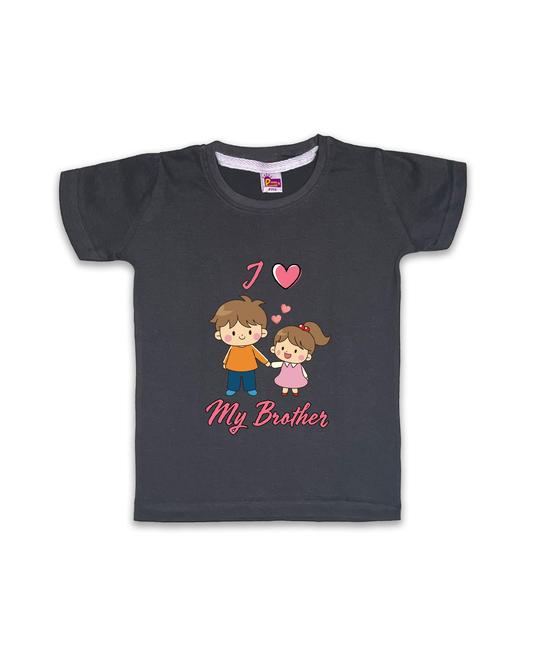 Printed Half Sleeve Tees for Kids – Unisex, Soft & Comfortable FTS048