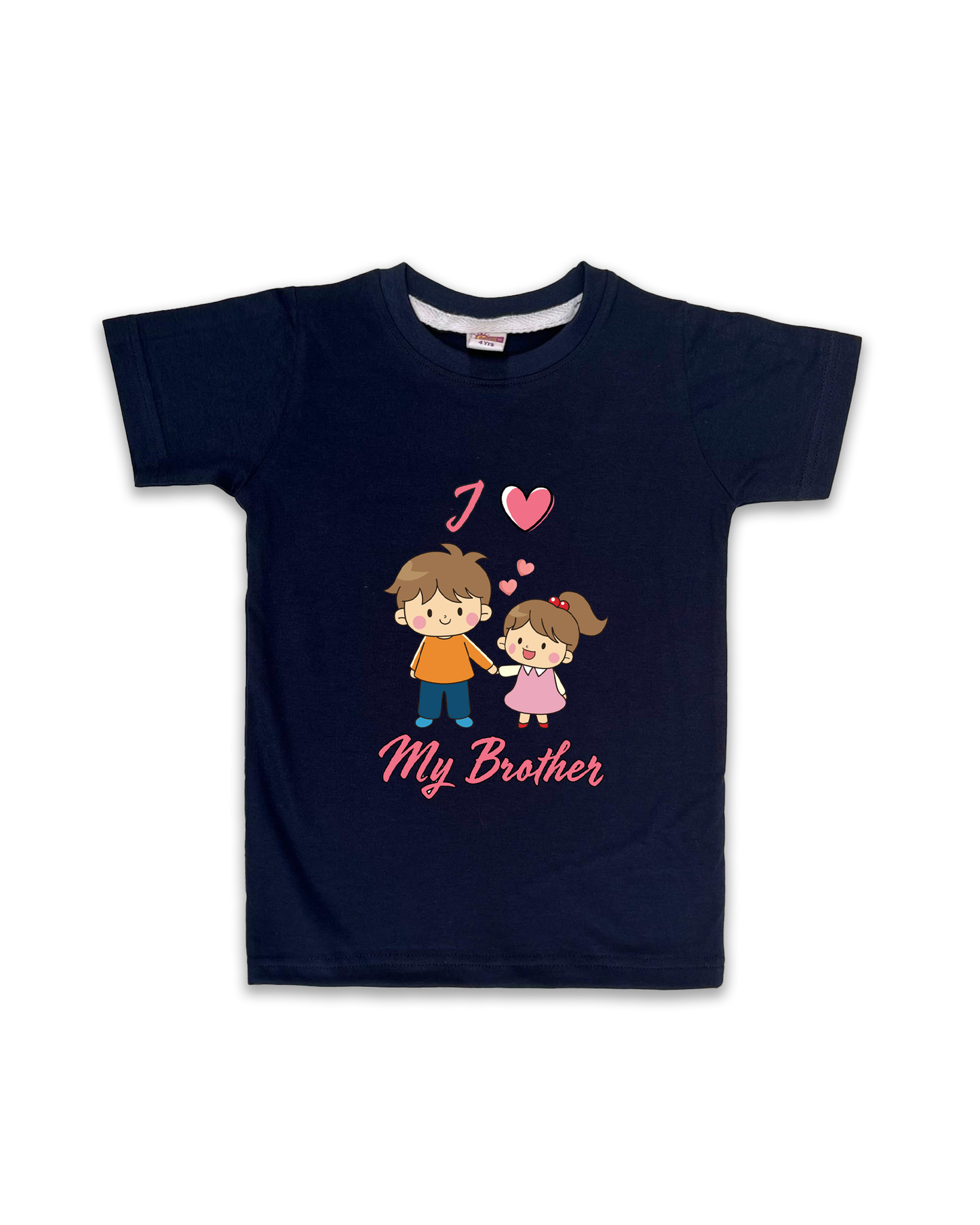 Printed Half Sleeve Tees for Kids – Unisex, Soft & Comfortable FTS045