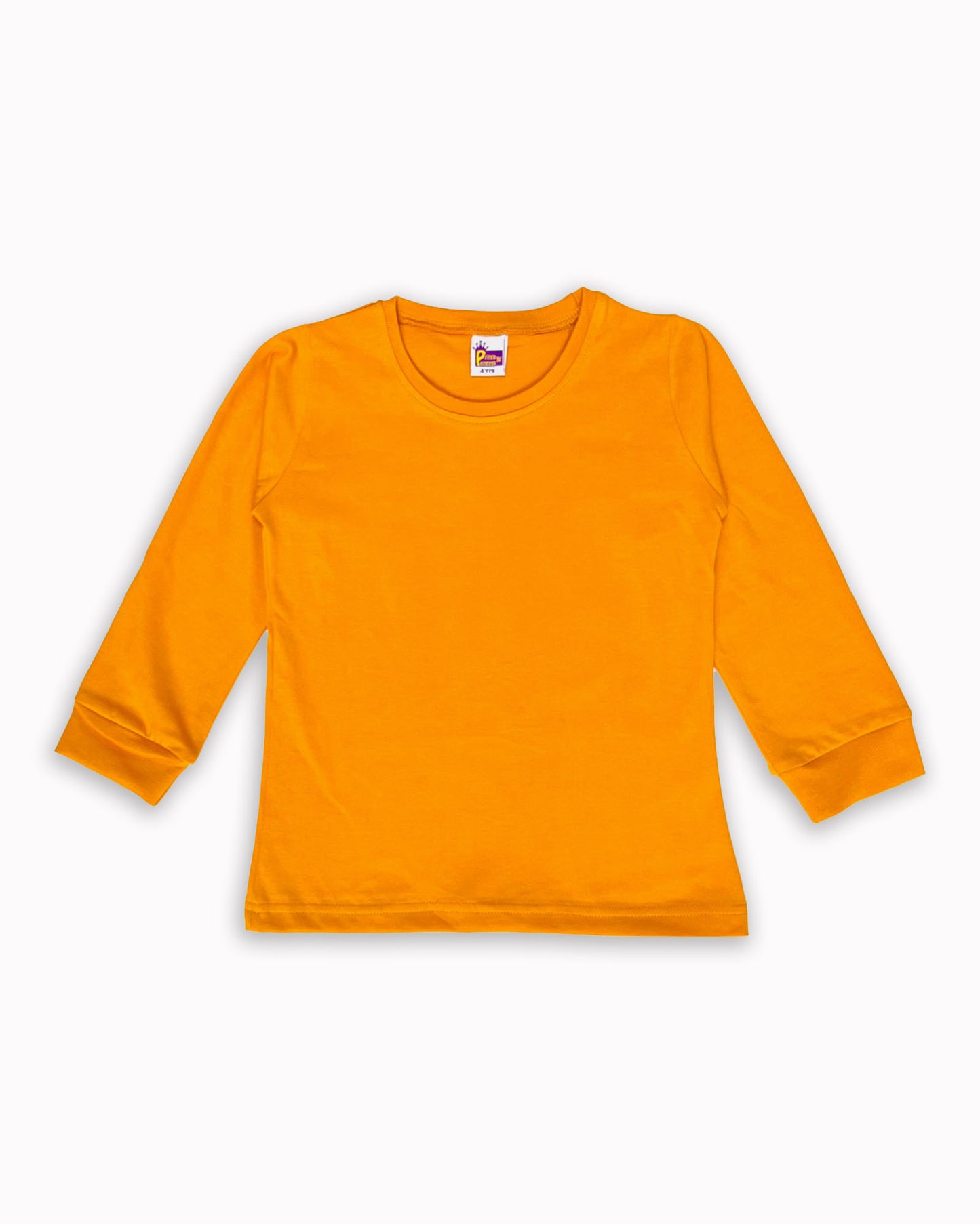 Plain T-Shirts Full Sleeve Pack of 3 (Mustard,Navy & Ice Blue) CTS03