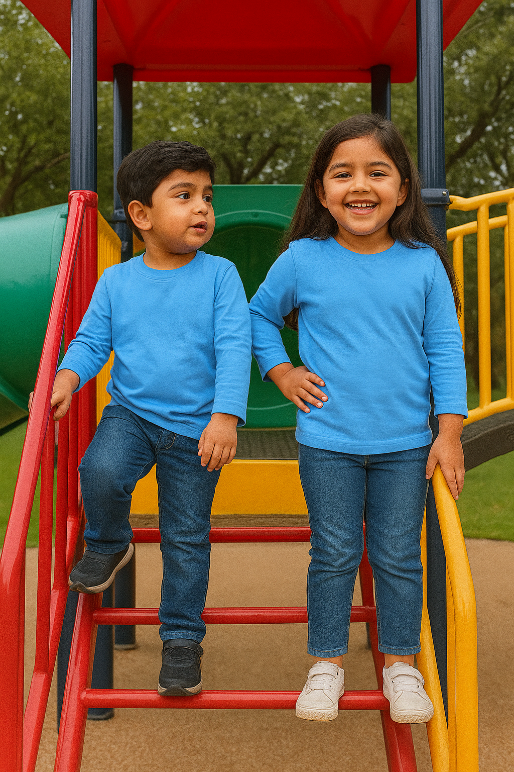 Plain T-Shirts Full Sleeve Pack of 3 (Melange,Ice Blue & Wine)  CTS018