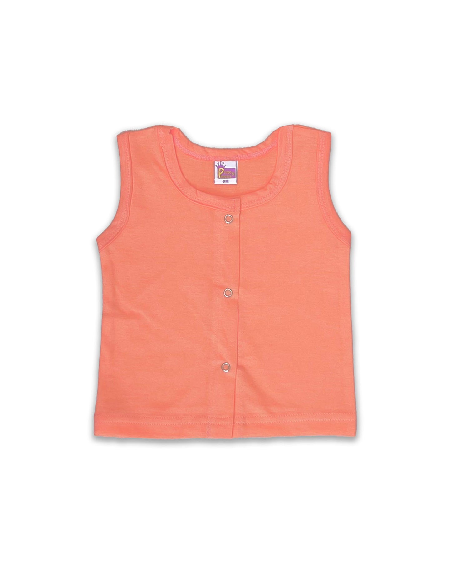 Plain Sleeveless Jabla (Peach) SLJ04