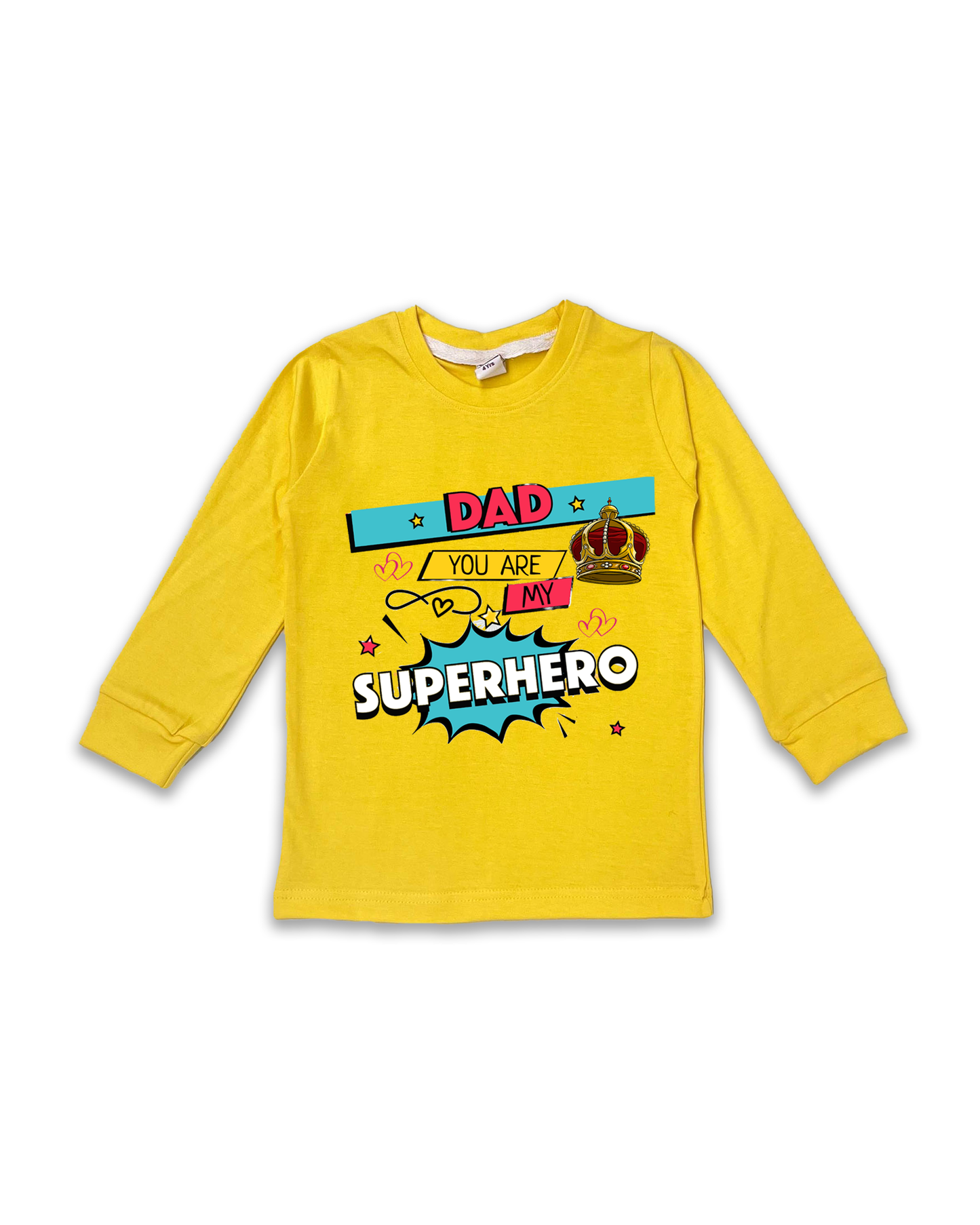 Printed Full Sleeve Tees for Kids – Unisex, Soft & Comfortable FTS0105