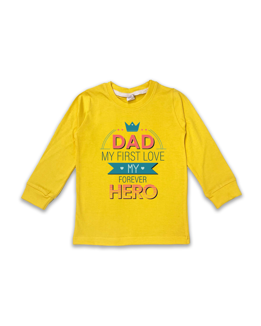 Printed Full Sleeve Tees for Kids – Unisex, Soft & Comfortable FTS0116