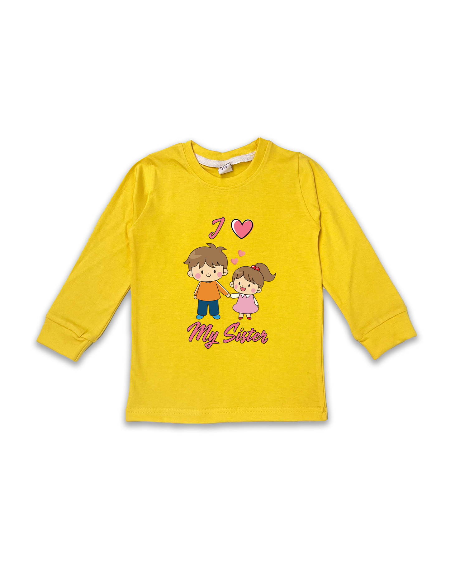 Printed Full Sleeve Tees for Kids – Unisex, Soft & Comfortable FTS0126