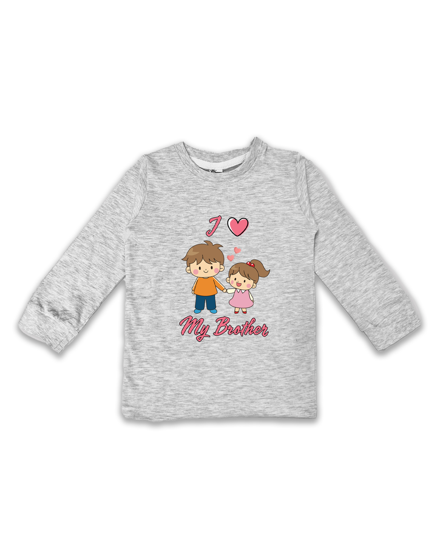 Printed Full Sleeve Tees for Kids – Unisex, Soft & Comfortable FTS0130