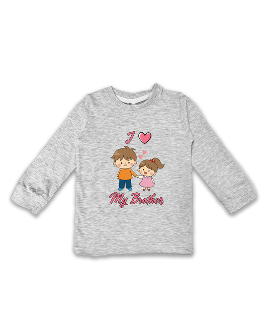 Printed Full Sleeve Tees for Kids – Unisex, Soft & Comfortable FTS0130