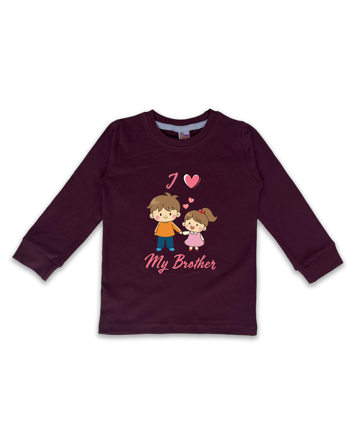Printed Full Sleeve Tees for Kids – Unisex, Soft & Comfortable FTS0135